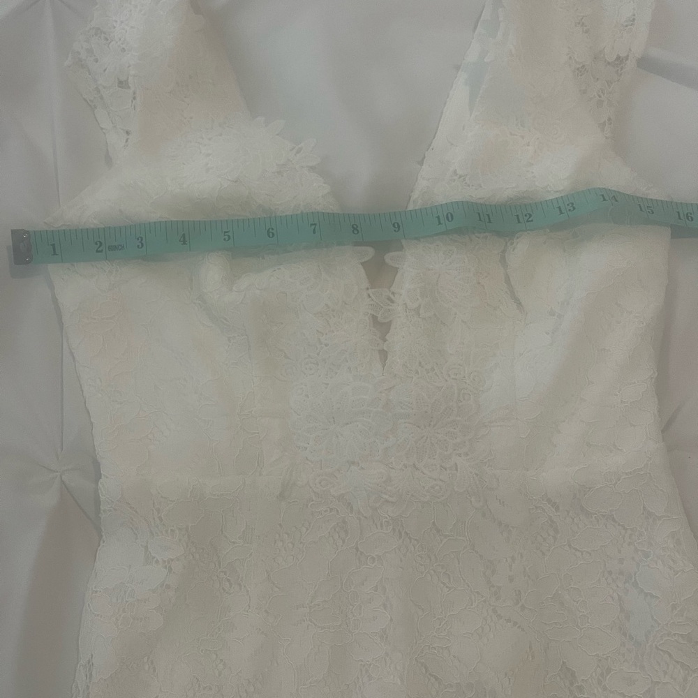 Lulus Back in Time White Lace Bodycon Mini Dress XS - Picture 3 of 7